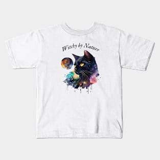 Witch's Black Cat Kids T-Shirt